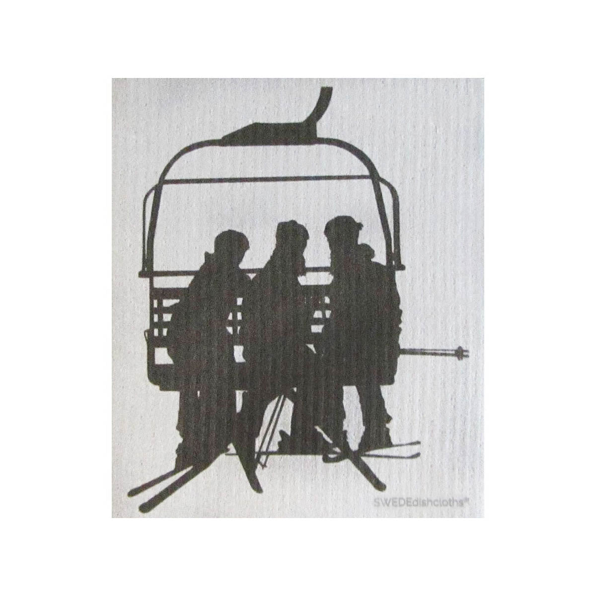 Swedish Dishcloth Chairlift - Gray Background