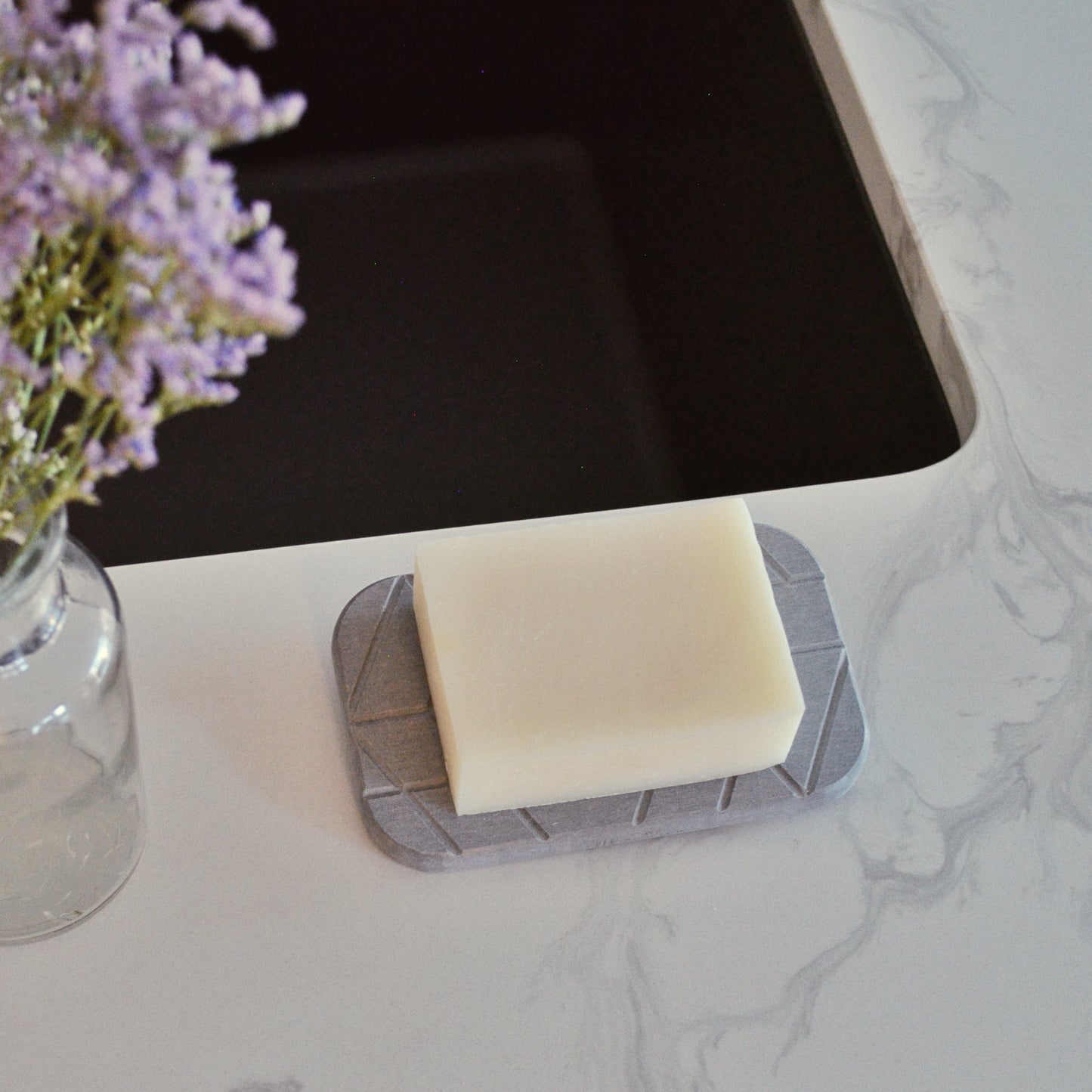 Geometric Quick-Dry Diatomite Soap Dish | Zero Waste | Eco