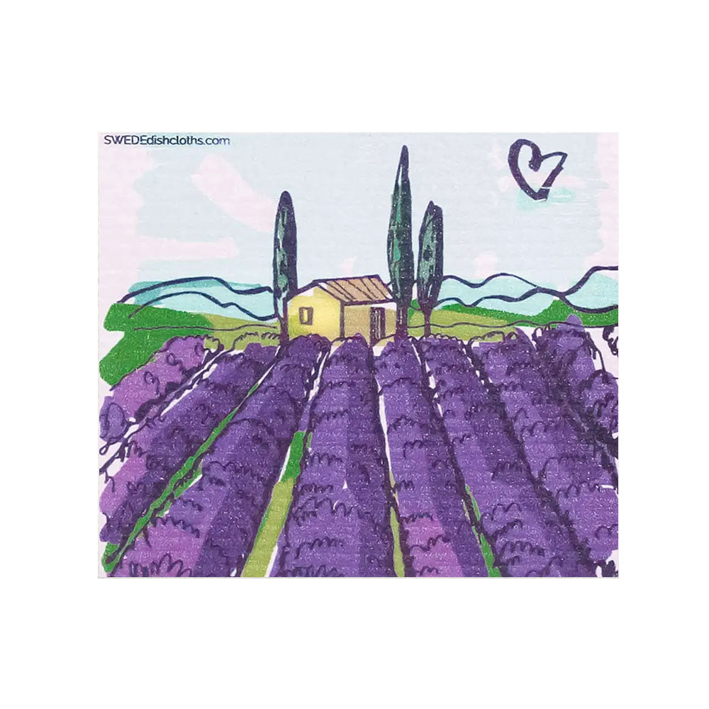 tuscan vineyard Swedish dishcloth