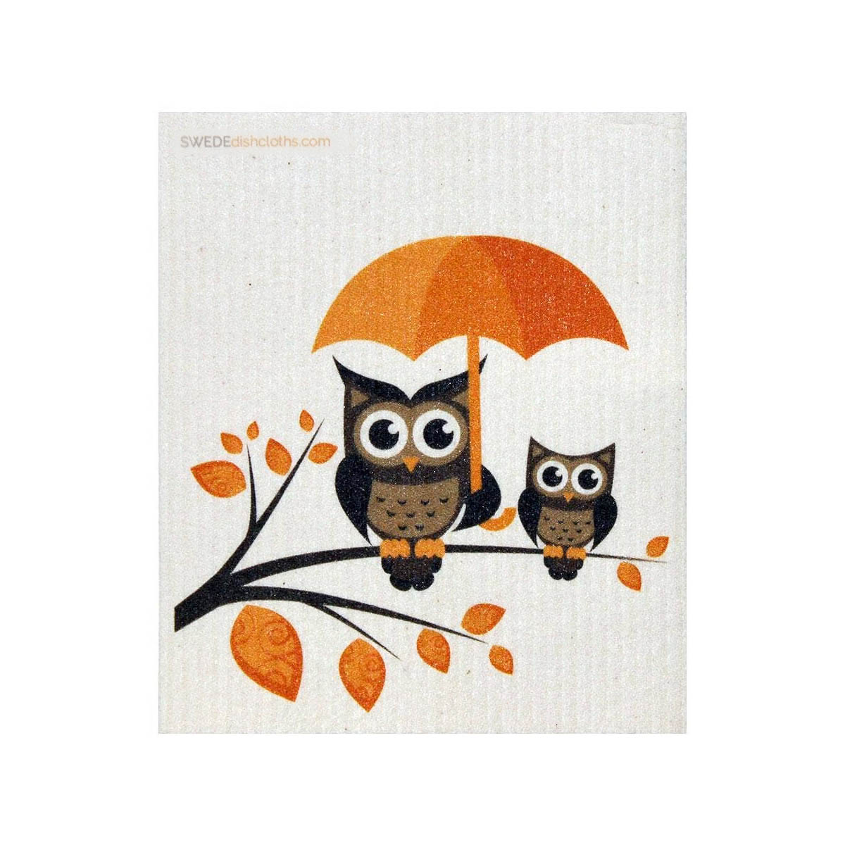 Swedish Dishcloth Owls With Umbrella